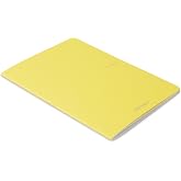 Fabriano EcoQua Notebook, 8.27" x 11.69", A4, Grid, 40 Sheets, Yellow