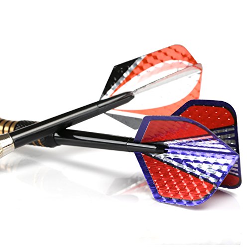 GWHOLE 20 Set (100 Pcs) Standard Slim Dart Flights Dart Accessory for Tip Darts