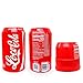 Noobeersee 2 Packs of Beer Can Sleeve, Silicone Beer Can Cover Hide a Beer That Look Like Soda, Suit for Soccer Games, Basketball Game, Golf, Sporting Events, Beach, Travel, Outdoors Events, Party
