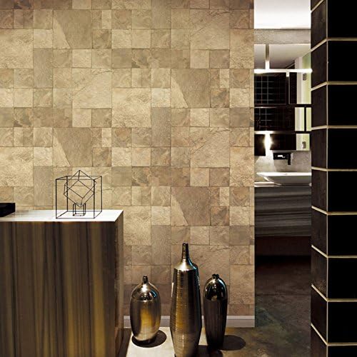 Loaest Simulation Marble, Brick, Brick Pattern, Culture Stone, Wallpaper, Living Room, Dining Room, Balcony, Tv Background, Film And Television Wall Wallpaper,580906 Light Pink,Wallpaper Only