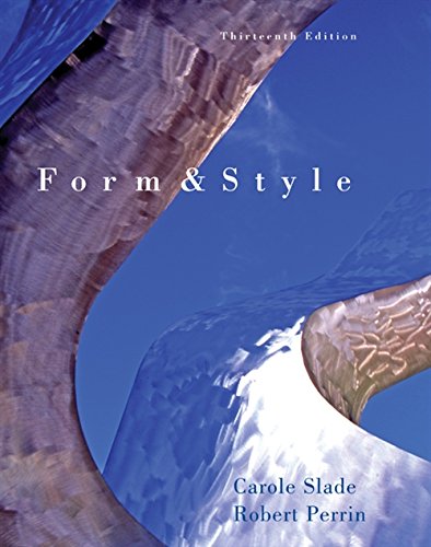 Form and Style (with 2009 MLA Update Card)