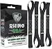 RHINO USA Soft Loops Motorcycle Tie Down Straps (4pk) - 10,427lb Max Break Strength 1.7" x 17" Heavy Duty Tie Downs for use with Ratchet Strap - Secure Trailering of Motorcycles, Kayak, Jeep, ATV, UTV primary
