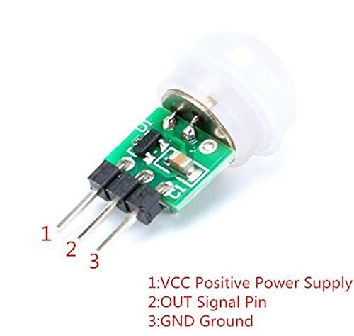 thumbnail image 2 of 5PCS PIR Motion Sensor Module For Arduino - Human Infrared Detector With Dupont Wires 2 of 8