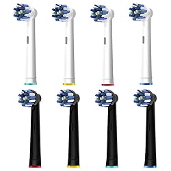 8pcs Cross Clean Replacement Heads Compatible with