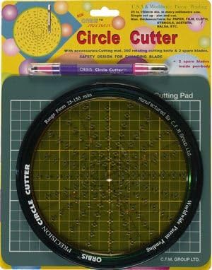 Circle Cutter Orbis???A Complete Set with Cutting Mat Blades???Pins on Card