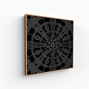 Canvas Wall Art for Living Room, Bedroom Silence Framed Canvas Prints for Home Decoration Ready to Hang - 16x16 inches