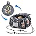 Adigow Lazy Drawstring Makeup Bag Magic Cosmetic Organizer Pouch Waterproof Travel Toiletry Bags For Womens,Deep Gray