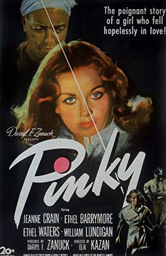 Pinky, Jeanne Crain, Ethel Waters, Ethel Barrymore, 1949 - Premium Movie Poster Reprint 24" by 37" Unframed