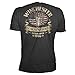Winchester Official Men's American Deer Skull Graphic Short Sleeve Cotton T-Shirt (XL, Black)