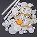 Ologymart 75 Type Plastic Crown Gear Single Double Reduction Gear Worm Gear