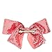 Claire's Girl's JoJo Siwa Large Pink Sequin Signature Bow in Pink