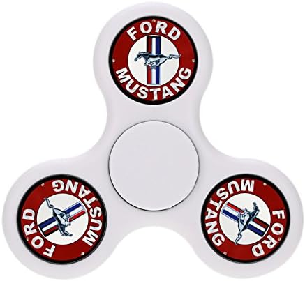 Zctplalala Fidget Hand Spinner Kill Time Toy With Ultra Speed Deep Groove Bearings Autism Toys Best Boredom Reducer Stress Toy Fidget Toy for Kids &amp; Adults (Ford-mustang-Car-Logo)
