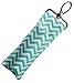 Lip Balm Chapstick Keychain Pouch Lanyard Strap Turquoise Chevron Fob Lipstick