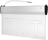 Hopcd LED Exit Sign AC220V 3W Emergency Safety Indicator Light PMMA Panel view 8