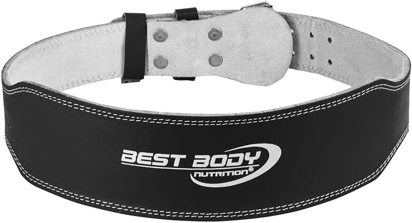 Best Body Nutrition Men's Weight Lifting Belt-Black, Medium