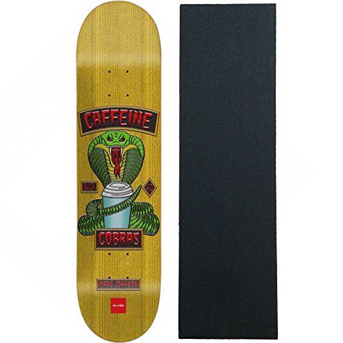 Chocolate Skateboard Deck Rider Patch Johnson 8.125" with Gr