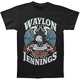 Waylon Jennings Men's Lonesome T-shirt Black