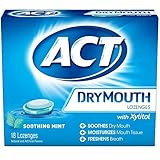 Act Dry Mouth Lozenges with Xylitol Soothing Mint