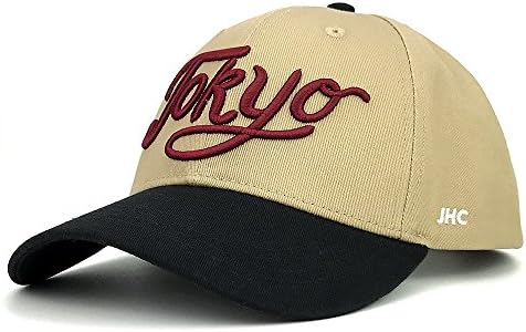 JHC Trendy Adjustable Casual Vintage Snapback Hats Baseball Caps for Men for Women (Tokyo)