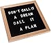 Changable Letter Board 10x10 - Oak Framed Board with over 300 White Changeable Letters, Numbers, Punctuation, Wall Mount,Scissors, Stand and Canvas Storage Pouch