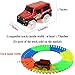 Car Tracks,Light Up Replacement Toy Car (2-Pack) Glow in the Dark Racing Track Compatible with Most Tracks,Boys and Girls(Red and Blue)