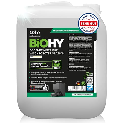 BiOHY Bodenreiniger Wischroboter Station Frischeduft (10 Liter Kanister)