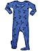 Leveret Baby Boys Footed Pajamas Sleeper 100% Cotton Kids & Toddler Skull Pjs (3 Toddler, Skull)