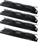 Grilling Corner 14 15/16 X 3 13/16" Enamel Heat Plate (4-pack) for Kenmore 146.1613211, 146.16132110, 146.16133110, 146.16142210, 146.16197210, 146.16198210, 146.16222010, 146.23673310