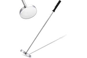 Rechabite 35 LB Magnetic Sweeper Telescoping Pick-up Tool, Upgraded Pole Magnet Stick, Pickup Nails, Screws, and Metal, Screws Parts Finder, Black Handle