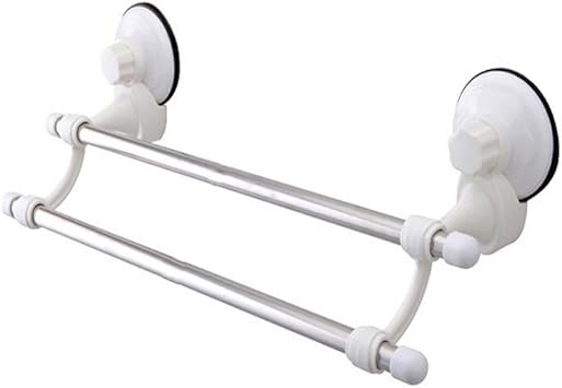 Toallero de baño/toallero con ventosa/acero inoxidable doble ...