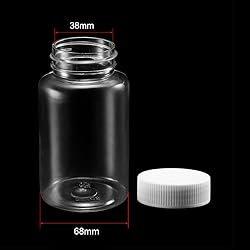 uxcell Plastic Lab Chemical Reagent Bottle