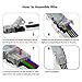 Alightings LED Connector for 4Pin 5050 RGB Waterproof LED Strip Lights- Strip to Wire Quick Connection, 20 - 18 AWG Wire No Stripping