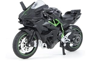1/18 Scale Collectible Racing Motorcycle Model, Compatible with Dynamic Poseable Rider Figures - Durable Plastic Construction