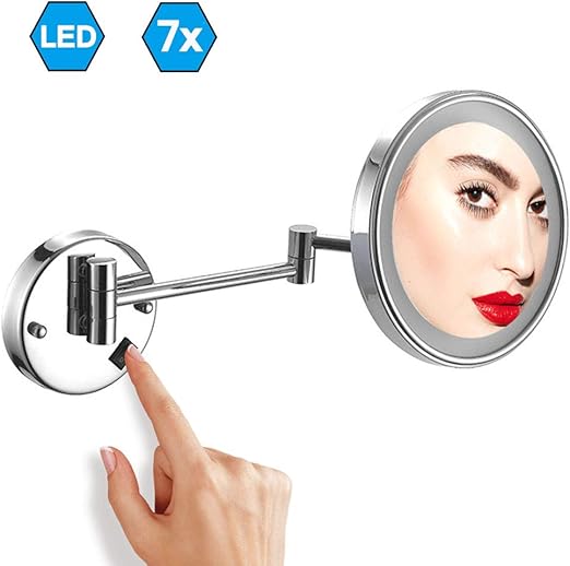 YYRZ Espejo De Maquillaje De Pared, Espejo De Maquillaje con Luz Led