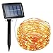 AMIR 200 LED Solar String Lights (150 LED, Warm White)