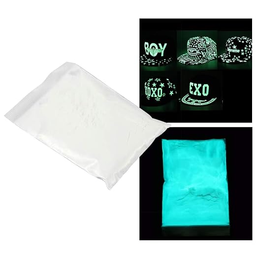 Fluoreszierende Pulver, 100 g Pigmente, professionell, phosphoreszierend, phosphoreszierend und ungiftig, Stronzio Aluminato 
