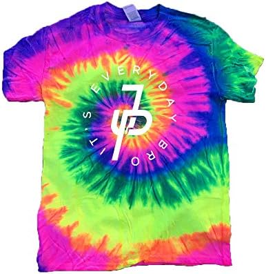 JasCouplesApparels Tie-Dye Kids T-Shirt White Design It’s Everyday Bro Tie Dye