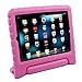 HDE Shock Proof iPad Case for Kids Bumper Cover Handle Stand for Apple iPad 2 iPad 3 iPad 4 (Light Pink)
