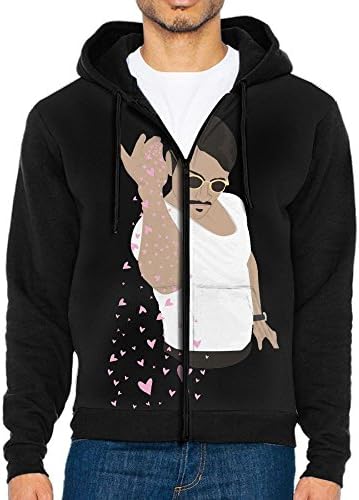 Salt Bae Men's 100% Polyester Novelty Trend All-Match Pullover Hoodie With A Pocket&amp;Zipper