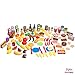 120 Piece Pretend Food Playset - Plastic Play Food Toys Set for Kids