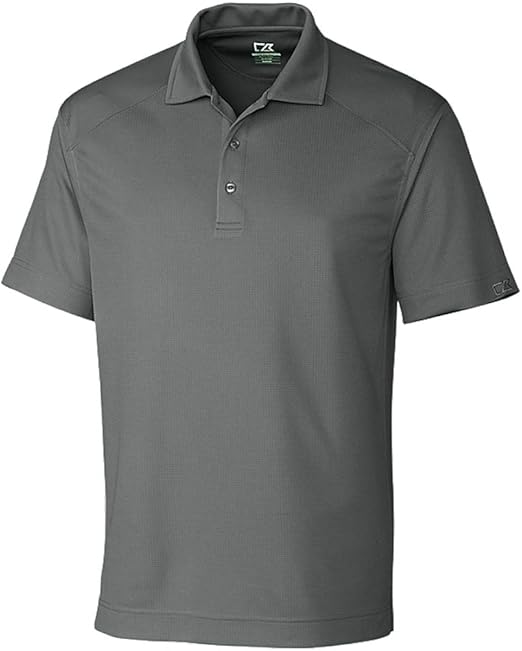 Cutter & Buck MCK00291 Men's CB DryTec Genre Polo, Elemental Grey - L at Amazon Menâs Clothing store
