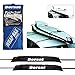 DORSAL Deluxe Wrap-Rax Surf and Snow Soft Roof Rack Pads Straps, 19 Inch