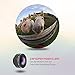 iPhone Camera Lens, Fuleadture 3 in 1 Universal 230° Fisheye Lens, 15X Macro Lens, 0.65X Wide Angle Clip-On Cell Phone Lens Kit for iPhone, Samsung and Other Smartphones