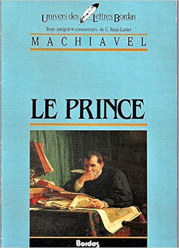 Amazon Fr Machiavel Ulb Le Prince Ancienne Edition Machiavel Nicolas Roux Lanier Catherine Livres