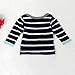 Baby Boys Outfit CocoMarket Stripe Long Sleeve T-Shirt Tops+Long Pants+Hat 1Set
