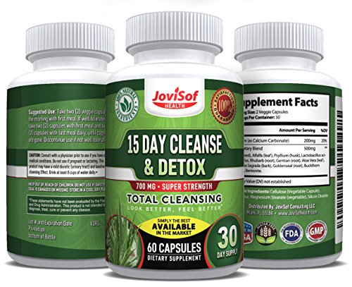 Premium 15 Day Colon Cleanse-Detox For Weight Loss, Lose Weight Fast, Because it will Flush Out Toxins, Liver Cleanse, and as a bonus- Probiotics for Digestive Health