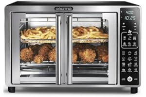 Gourmia Digital Air Fryer Toaster Oven with Single-Pull French Doors