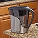 ZeroWater 11 Cup Stainless Steel Water Filter Pitcher with Free Water Quality Meter