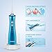 Hangsun Water Flosser Cordless Oral Irrigator Rechargeable Ultra Electric Dental Water Jet HOC430P with Portable Inductive Non-Contact Charger for Teeth Braces and Travel Home Use