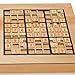 WE Games Wooden Sudoku Puzzle Board Game with Number & Thinking Tiles - 11 in